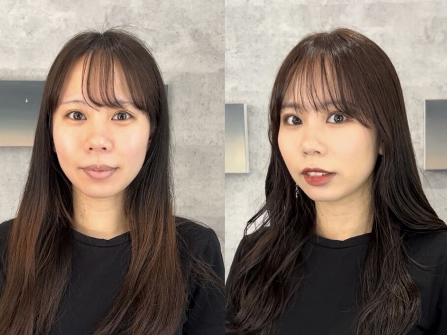 ビフォーアフター比較画像